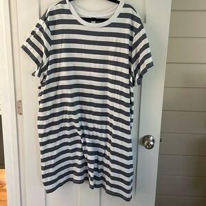 Striped tshirt dress